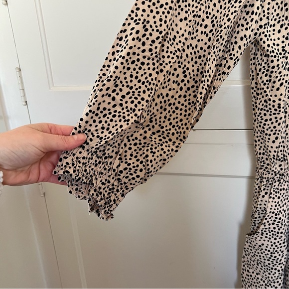 ANTHROPOLOGIE Black Tan Romper by Beachgold Size Small NWT - Picture 10 of 13